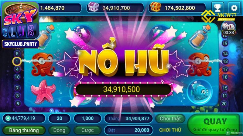 Cách chơi game nổ hũ nhanh tại Skyclub hiệu quả