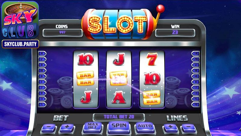 Các loại game slot phổ biến tại Skyclub
